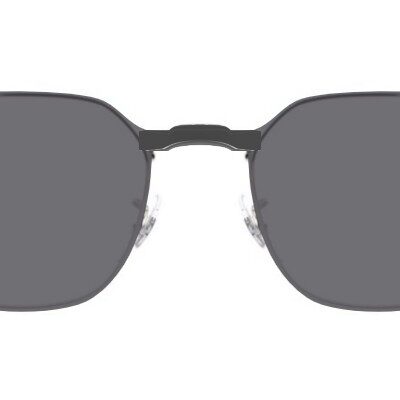 Clip-on sunglasses for Ray-Ban RB3694V with a Magnetic bridge and Gray | Polarized | 14% Light Transmission lenses