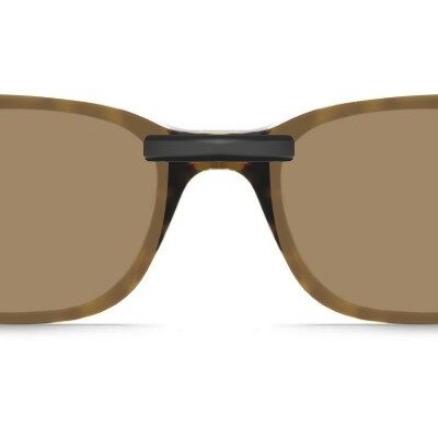 Clip-on sunglasses for Ray-Ban RB5286 with a Magnetic bridge and Brown | Polarized | 22% Light Transmission lenses