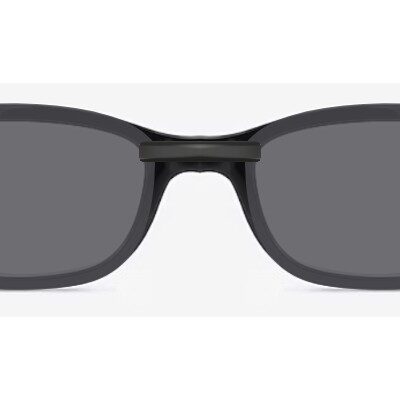 Clip-on sunglasses for Ray-Ban RB5434 with a Magnetic bridge and Gray | Polarized | 14% Light Transmission lenses