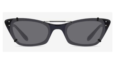 Clip-on sunglasses for Ray-Ban RB5499 with a Spring bridge and Gray | Polarized | 14% Light Transmission lenses