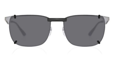 Clip-on sunglasses for Ray-Ban RB6363 with a Magnetic bridge and Gray | Polarized | 14% Light Transmission lenses