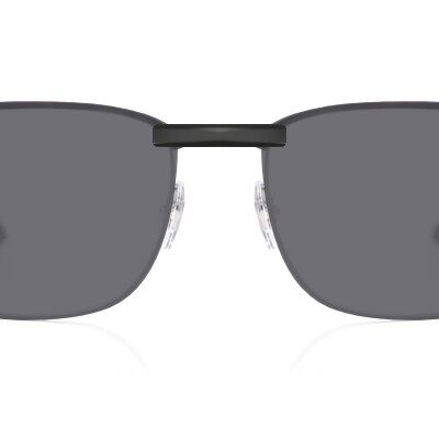 Clip-on sunglasses for Ray-Ban RB6363 with a Magnetic bridge and Gray | Polarized | 14% Light Transmission lenses
