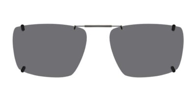 Clip-on sunglasses for Rip Curl RC2088 with a Spring bridge and Gray | Polarized | 14% Light Transmission lenses