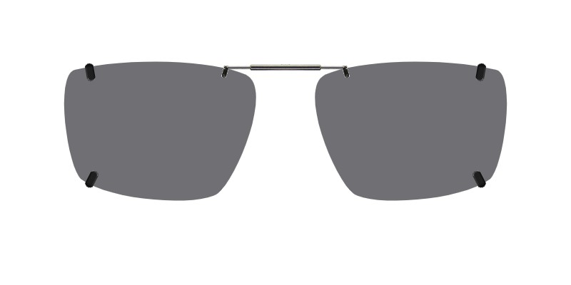 Custom Clip-Ons for Rip Curl RC2088 1 Clip-on sunglasses for Rip Curl RC2088 with a Spring bridge and Gray | Polarized | 14% Light Transmission lenses