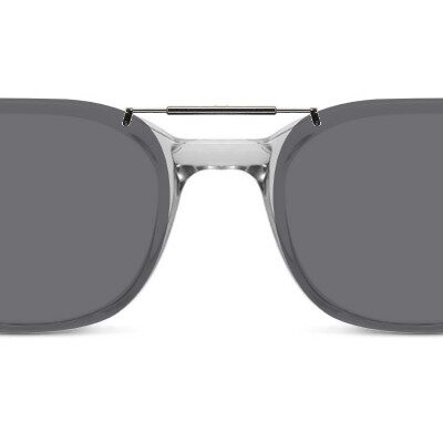 Clip-on sunglasses for Salt Grays with a Spring bridge and Gray | Polarized | 14% Light Transmission lenses