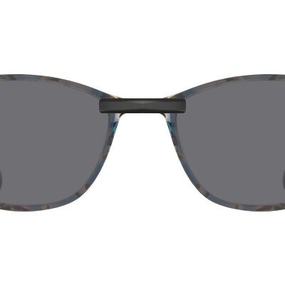 Clip-on sunglasses for Scott Harris SH-742 with a Magnetic bridge and Gray | Polarized | 14% Light Transmission lenses
