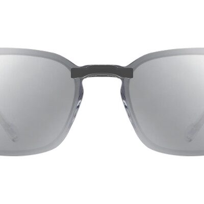 Clip-on sunglasses for Scott Harris SH-932 with a Magnetic bridge and Silver Mirror | Gray Base | Polarized | 13% Light Transmission lenses