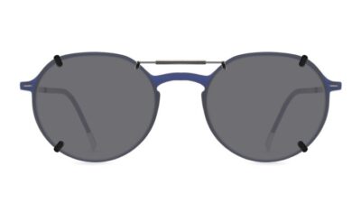 Clip-on sunglasses for Silhouette SPX 2918 with a Spring bridge and Gray | Polarized | 14% Light Transmission lenses