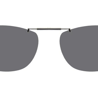 Clip-on sunglasses for Super flex Sf-1181T with a Spring bridge and Gray | Polarized | 14% Light Transmission lenses