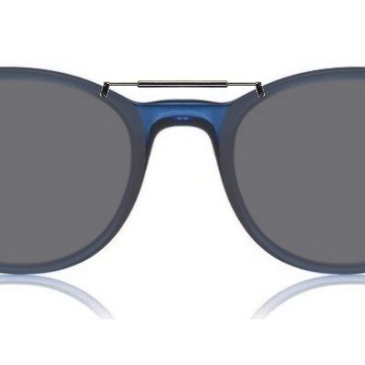 Clip-on sunglasses for Tom Ford FT5553F-B with a Spring bridge and Gray | Polarized | 14% Light Transmission lenses