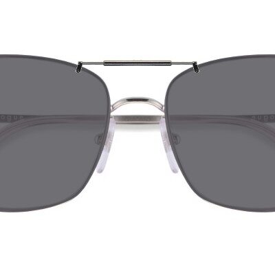 Clip-on sunglasses for Vogue VO4225 with a Spring bridge and Gray | Polarized | 14% Light Transmission lenses