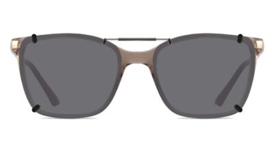 Clip-on sunglasses for Vogue VO5654 with a Spring bridge and Gray | Polarized | 14% Light Transmission lenses