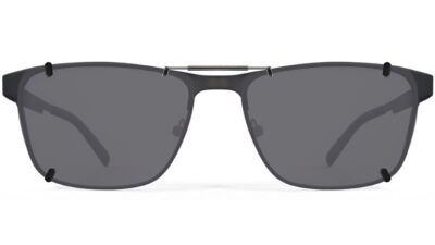Clip-on sunglasses for Walmart Men's Najja with a Spring bridge and Gray | Polarized | 14% Light Transmission lenses