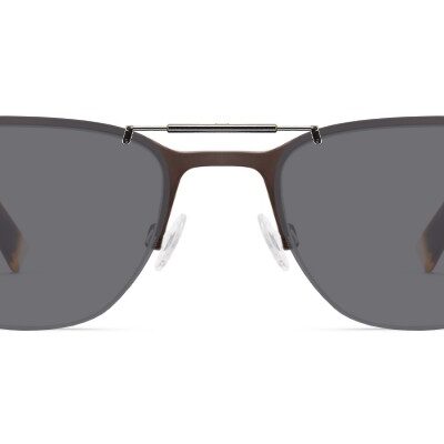 Clip-on sunglasses for Warby Parker Model with a Spring bridge and Gray | Polarized | 14% Light Transmission lenses